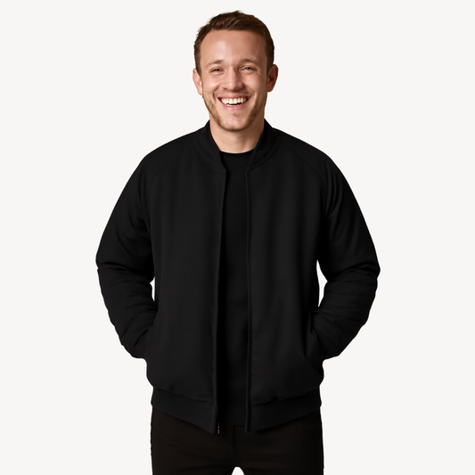 Men’s Bomber Jacket – Clean Zip-Up Everyday Style