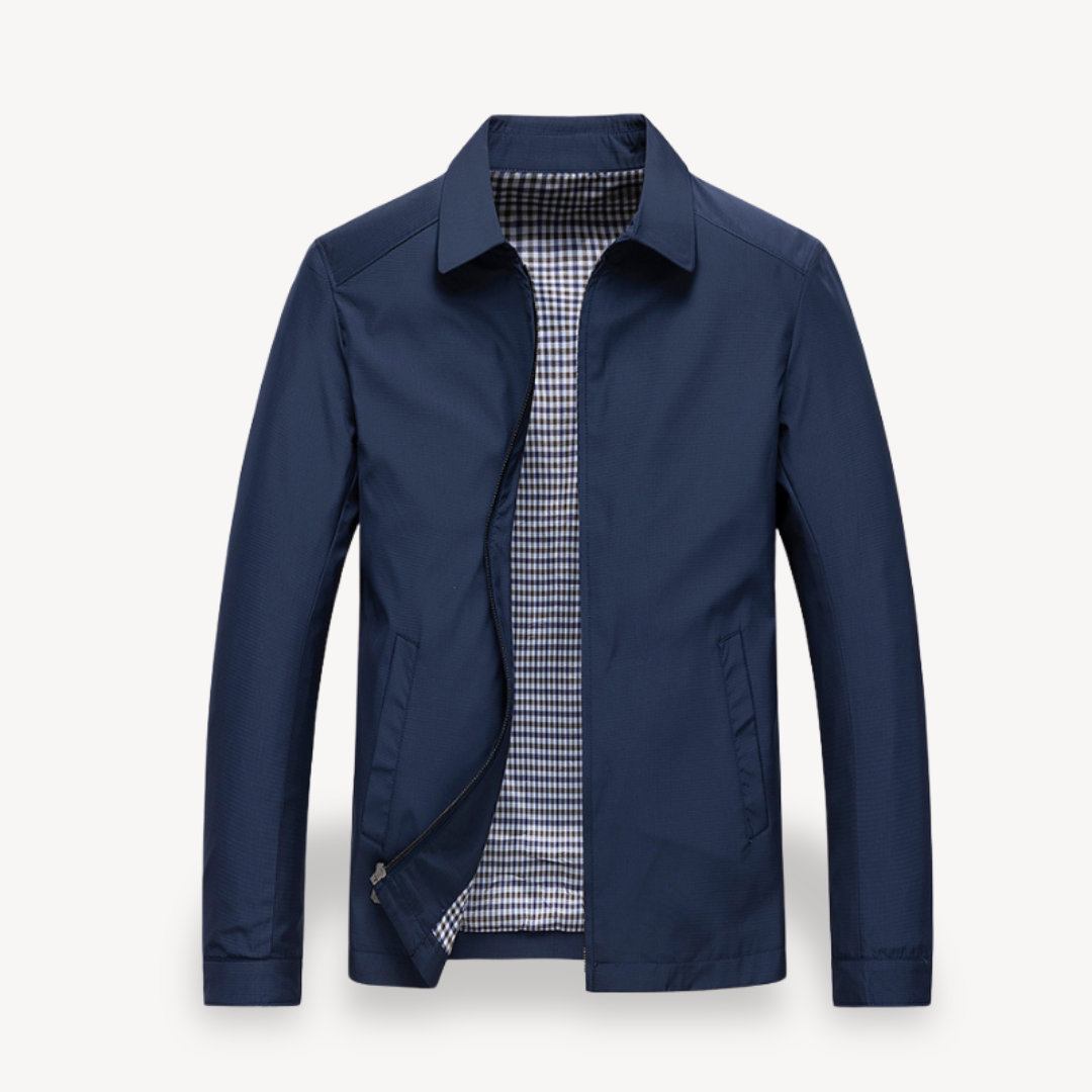 Men’s Everyday Jacket – Clean Zip-Front Design