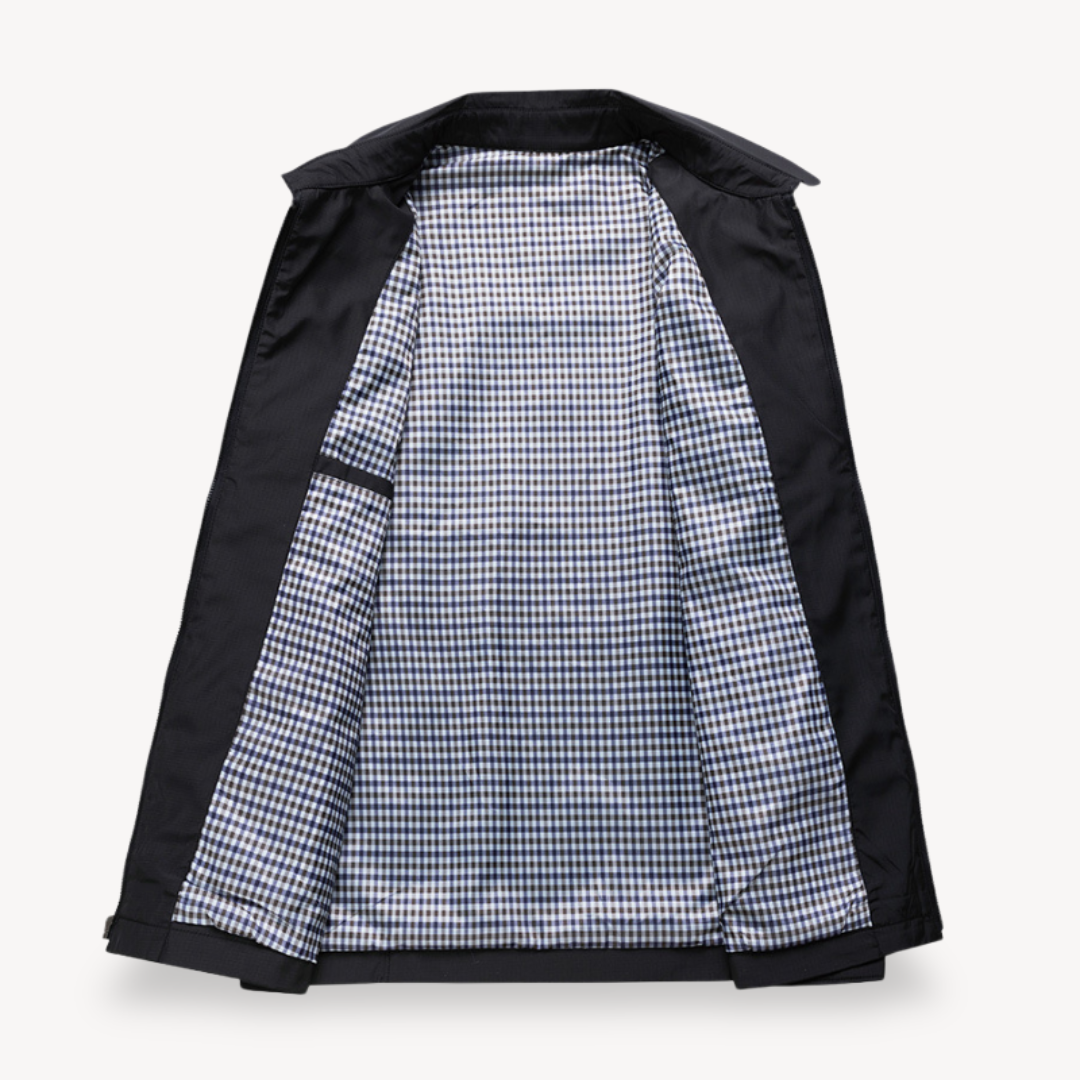 Men’s Everyday Jacket – Clean Zip-Front Design