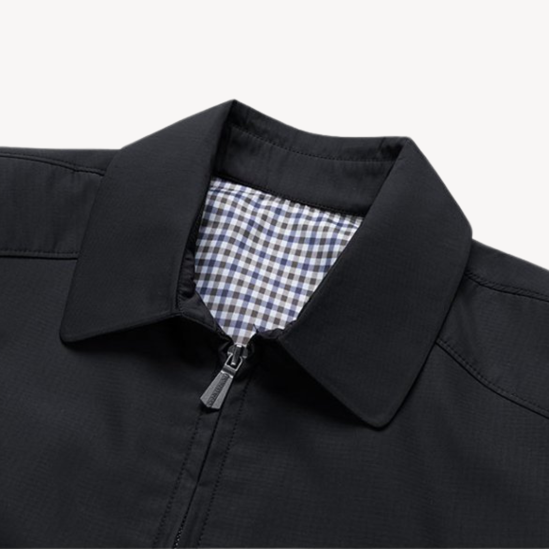 Men’s Everyday Jacket – Clean Zip-Front Design